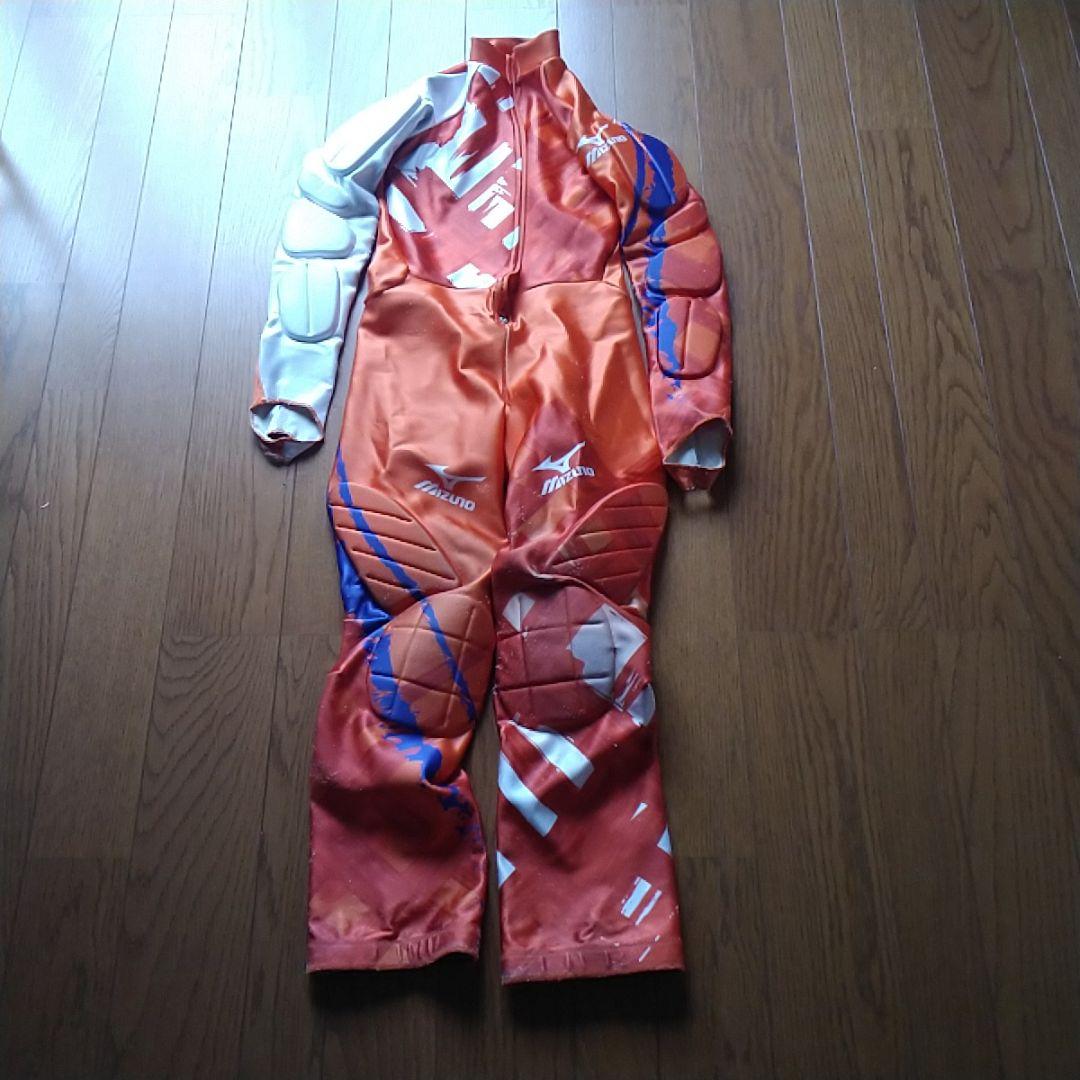 スキー　ワンピース　レーシングスーツ　ミズノ　ジュニアチーム専用カラー