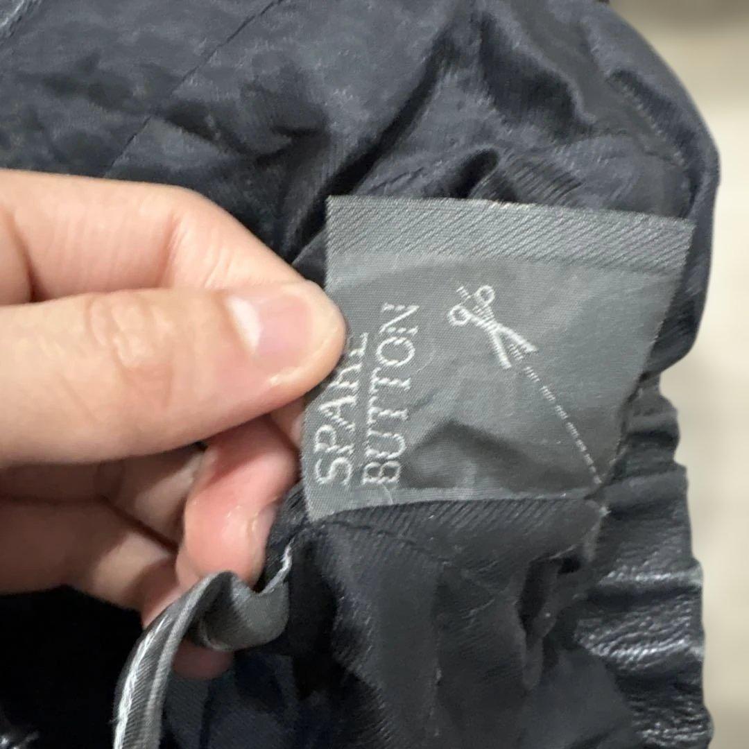 Croft&Barrow 短丈レザージャケット スウィングトップ型