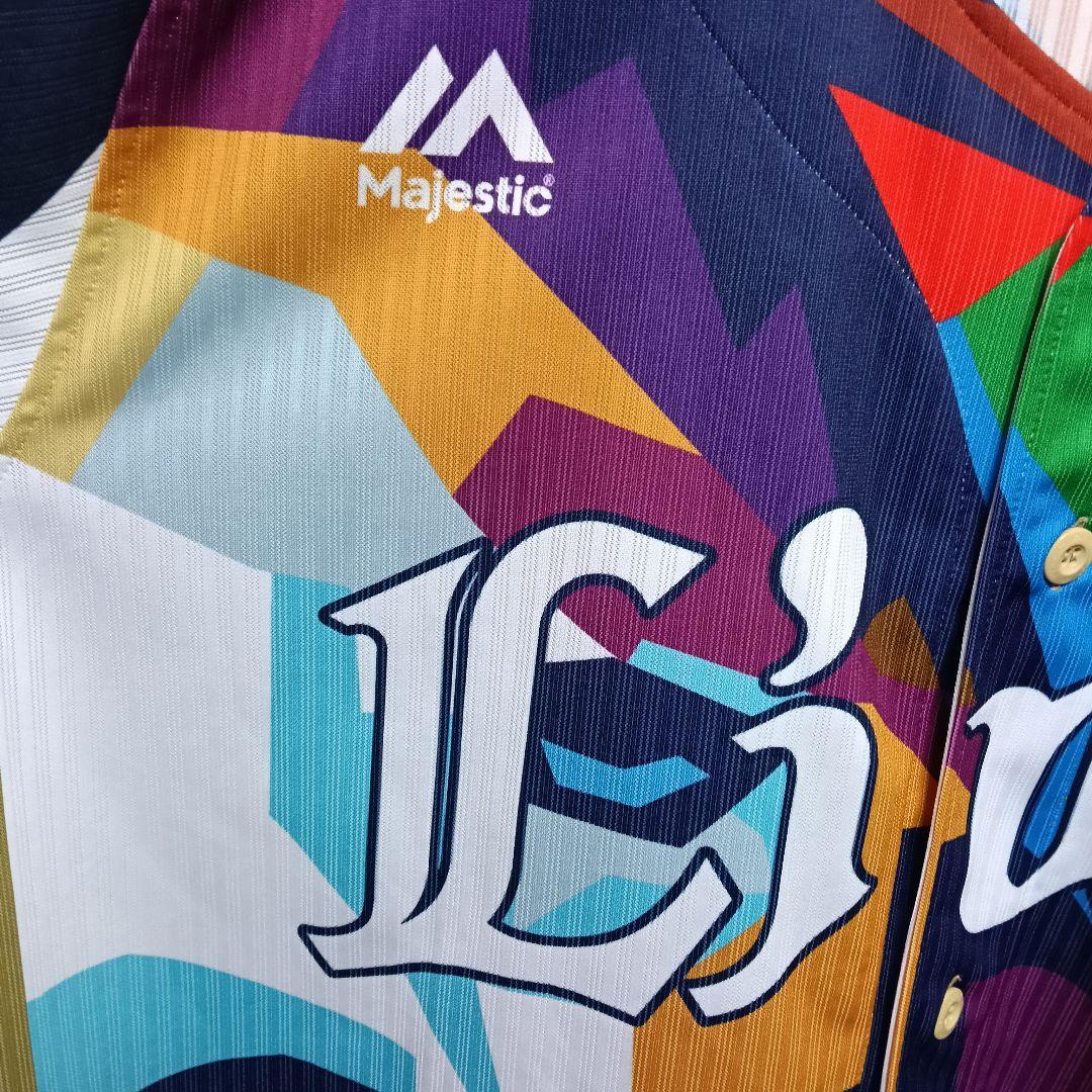 【極美品XL】西武ライオンズ 高橋光成 ハイクオリティレプリカ彩虹ユニフォーム