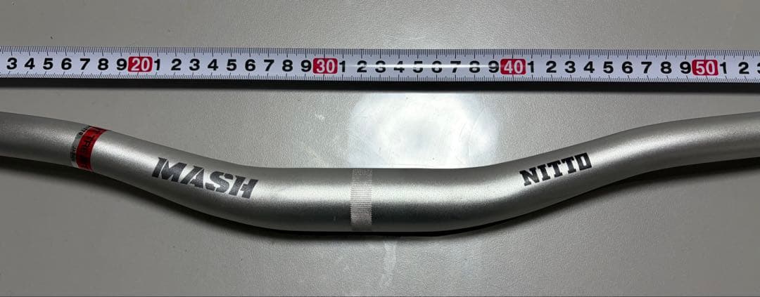 NITTO ハンドル シルバー　ライザーバー　B840 64センチ