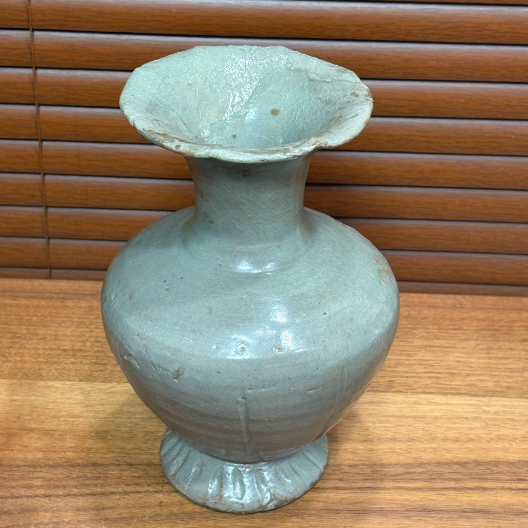 宋時代　中国青磁　中国から持って帰った希少な壺