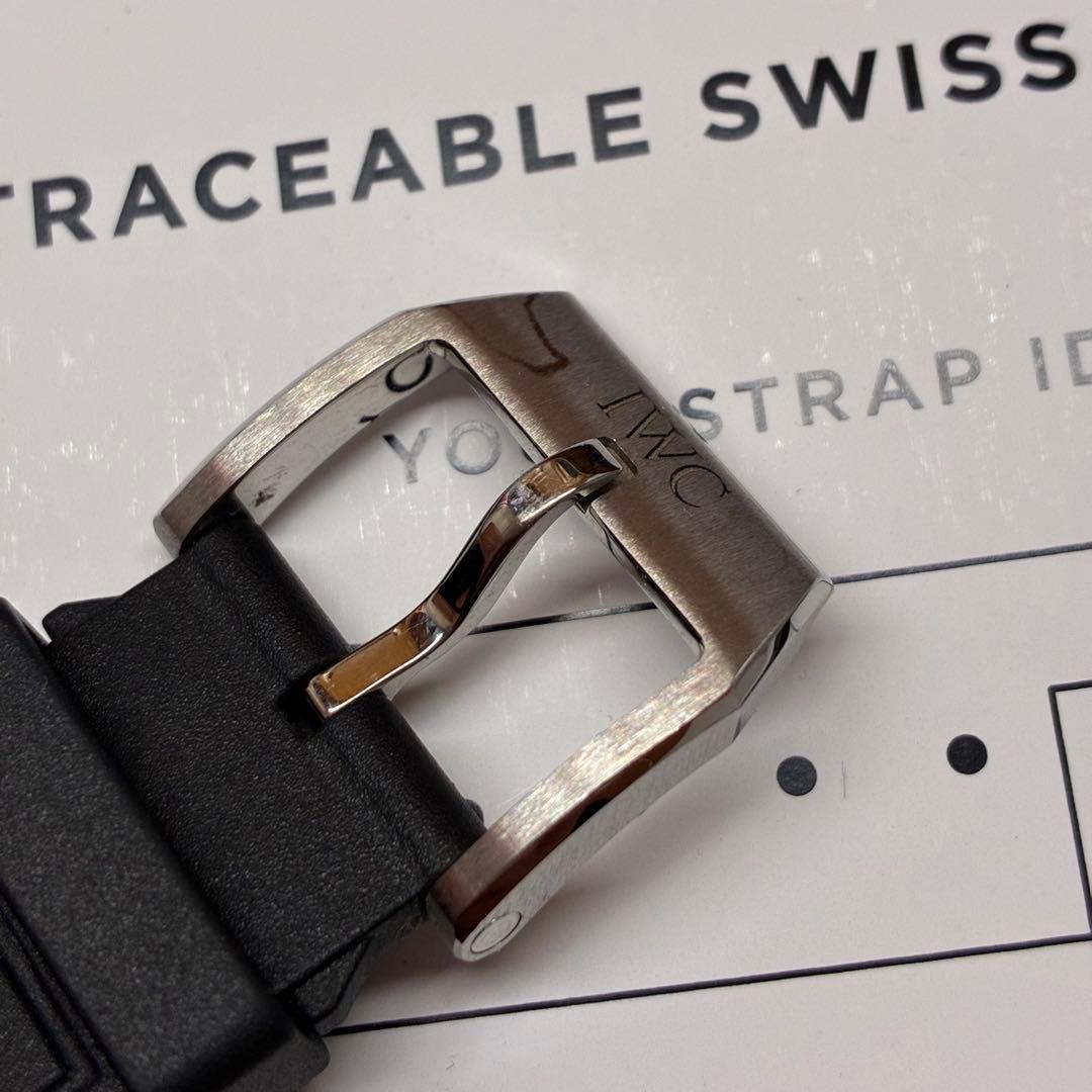 IWC 純正ラバーベルト 純正尾錠付き 美品中古