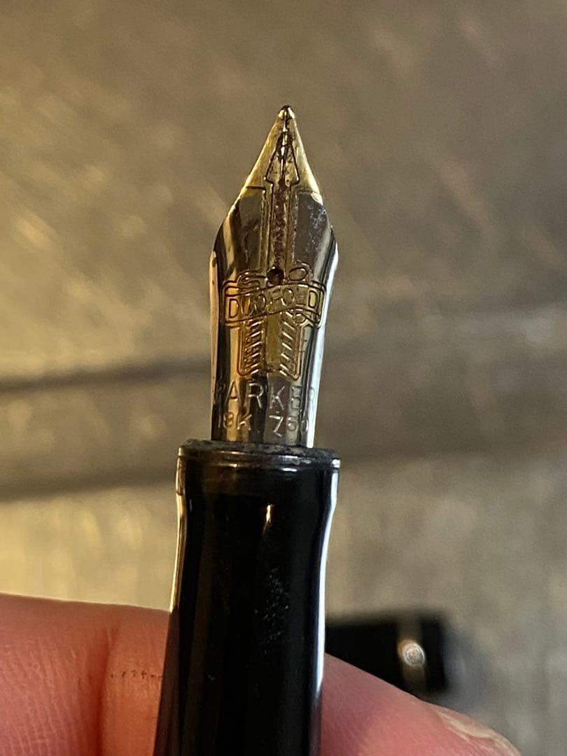 パーカー　万年筆 デュオフォールド　18K 750