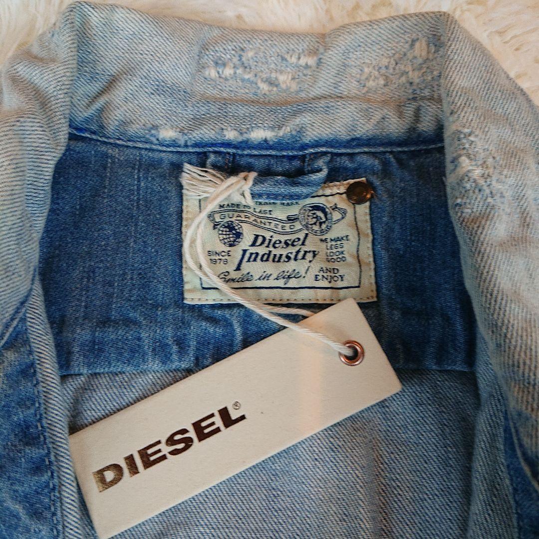 ★未使用品★ DIESEL ディーゼル メンズ ダメージ デニムジャケット