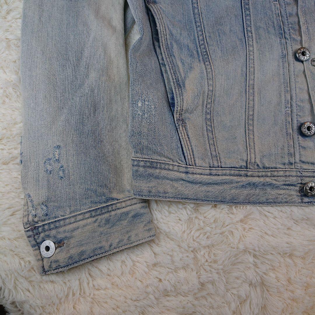 ★未使用品★ DIESEL ディーゼル メンズ ダメージ デニムジャケット