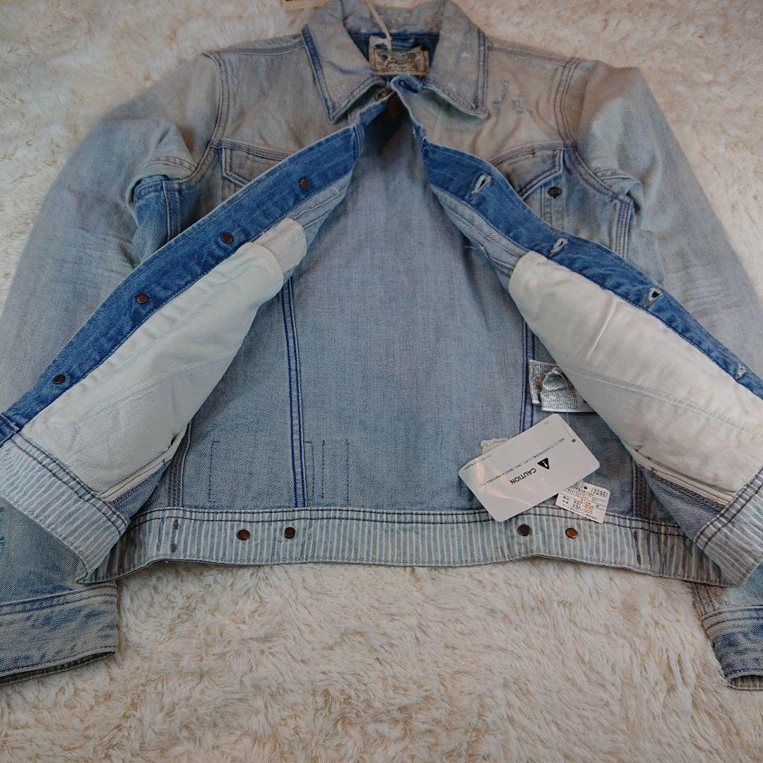 ★未使用品★ DIESEL ディーゼル メンズ ダメージ デニムジャケット