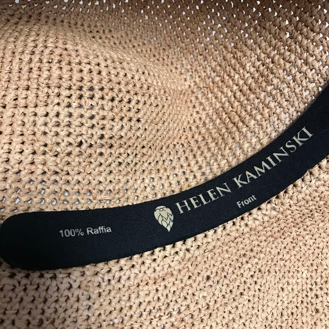 ヘレンカミンスキー　ラヒィア　ブリム12cm ナチュラル　麦わら帽子