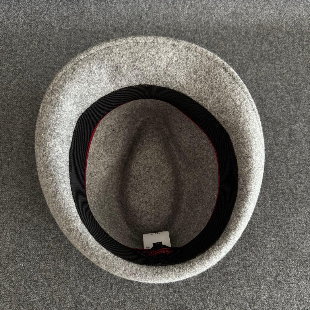 ボルサリーノ 中折れ ハット イタリア グレー
