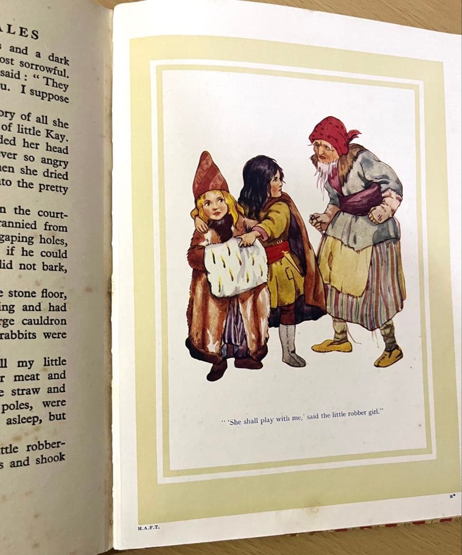 No.456希少 古書 洋書 絵本 アンティーク アンデルセン　童話　児童書