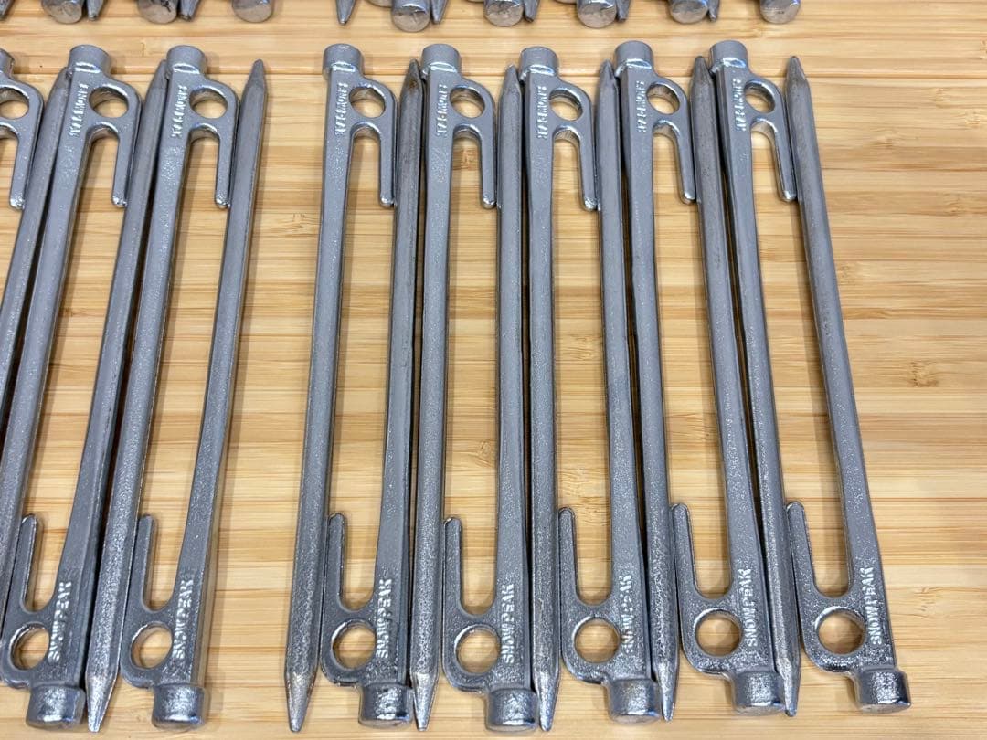 スノーピーク 65周年限定クロームソリッドステーク20 40本セット