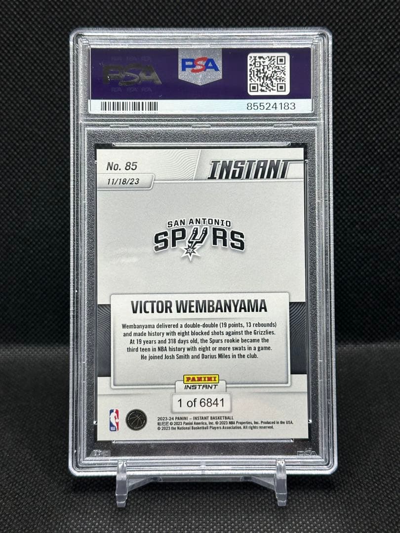 PSA10 パニーニインスタント 85 Victor Wembanyama RC