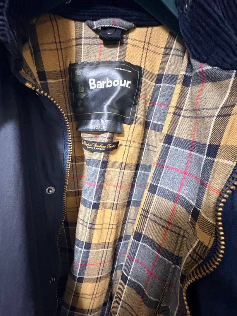 Barbour bedale classic waxed jacke ネイビー