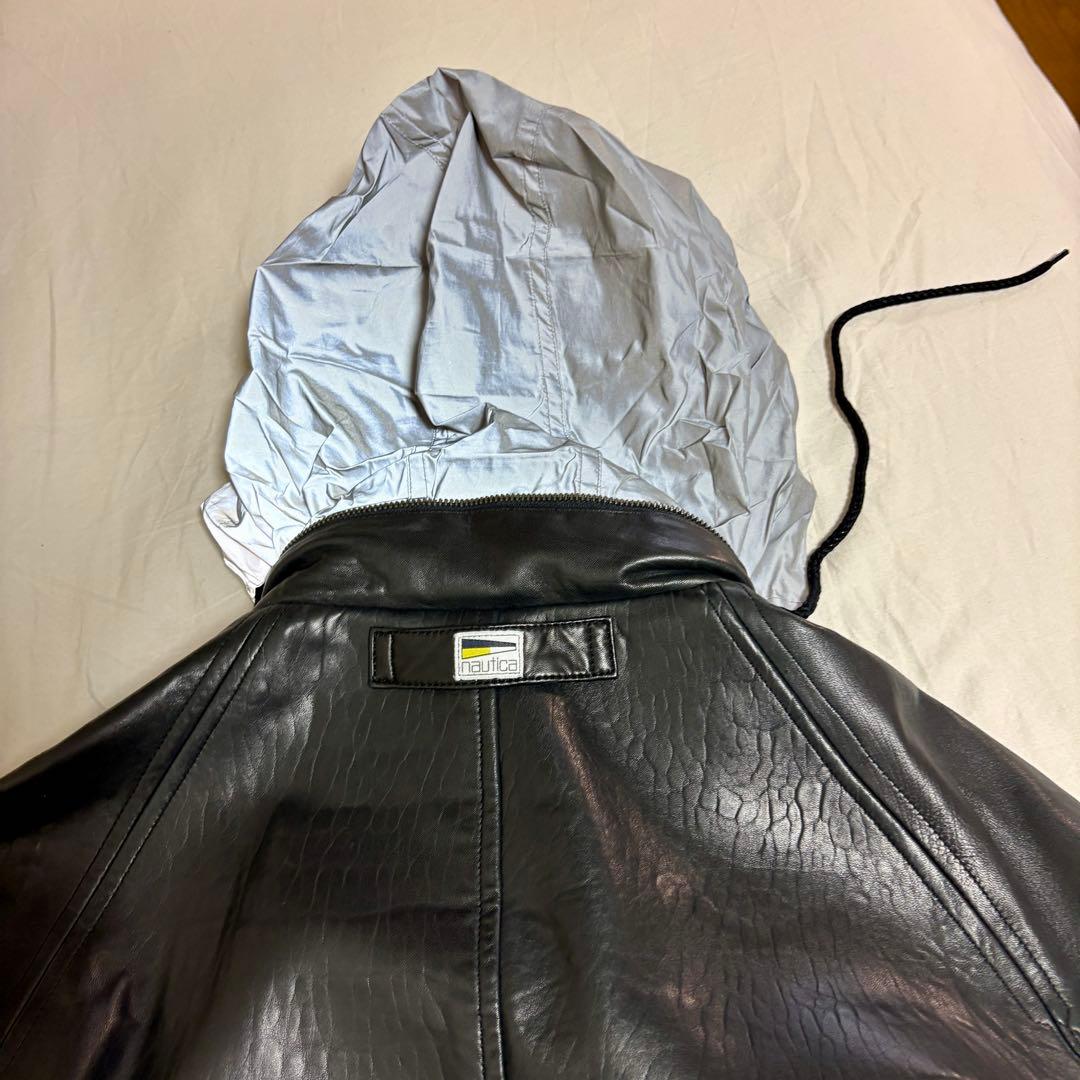 nautica ラムレザージャケット オーバーサイズ