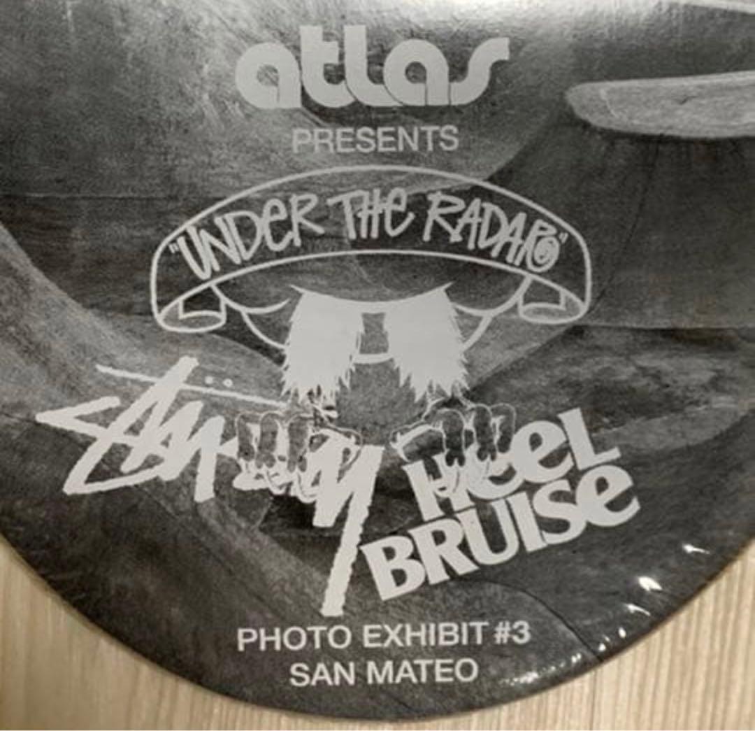 希少ATLAS x STUSSY x HEEL BRUISE コラボデッキ