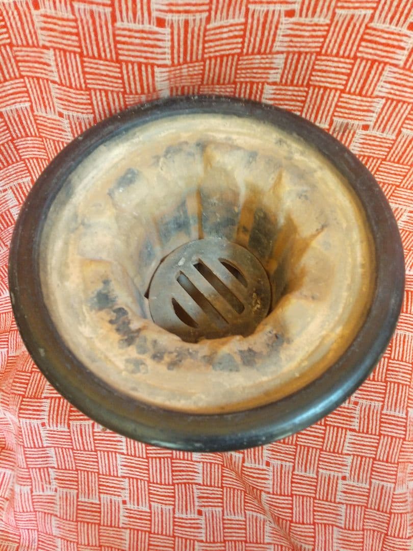 三河黒七輪 朝顔型 杉松製陶 特撰品 9号 干物バーベキュー遠赤外線効果 日本製