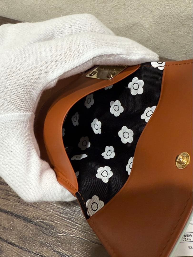 【新品未使用品】マリークワント　パッチワーク　キーケース　牛革