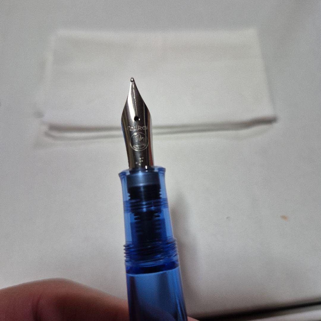 Pelikan 万年筆 M205 ブルー F 新品未使用