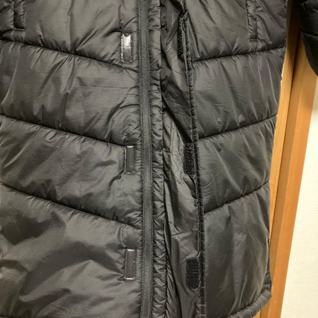 極美品⭐︎adidas アディダス ロングダウン ベンチコート ブラック 140