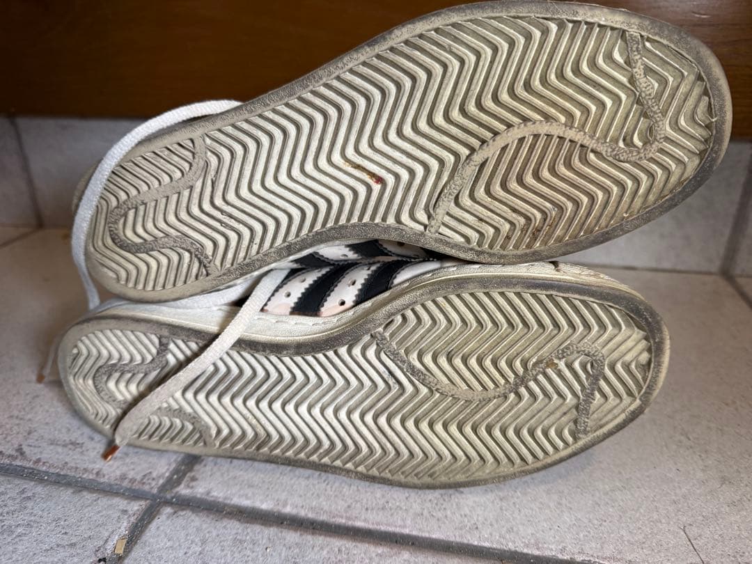 アディダス フランス製　70s プロモデル 白黒