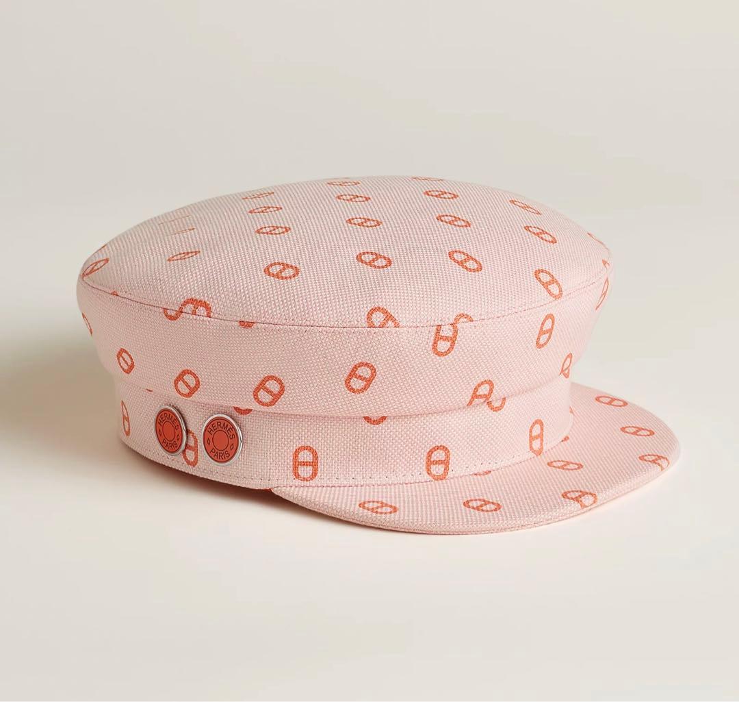 レア　エルメス　キャスケット ヴォーバン　シェーヌダンクル柄　新品