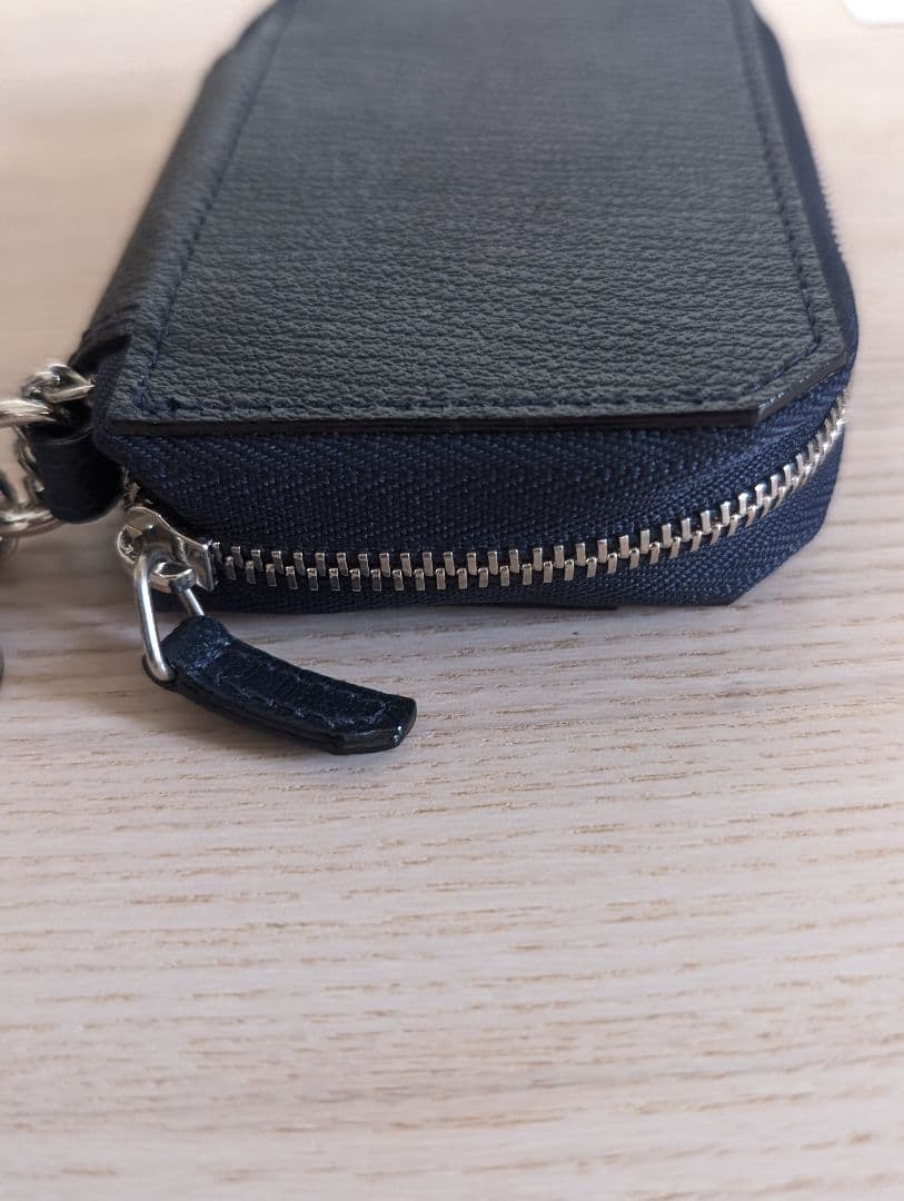 新品　L'arcobaleno　ラルコバレーノ　スマートWキーケース　ネイビー