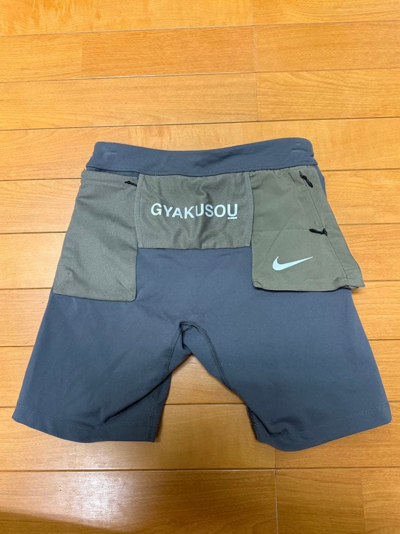 NIKE GYAKUSOU ギャクソウ ハーフタイツ S グレー系