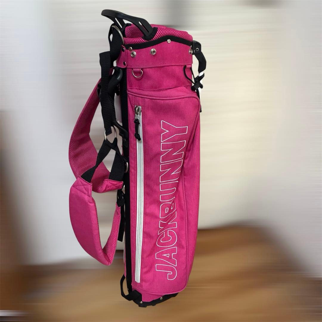 Jack Bunny!! スタンド式 キャディバッグ ピンク レディース 超軽量
