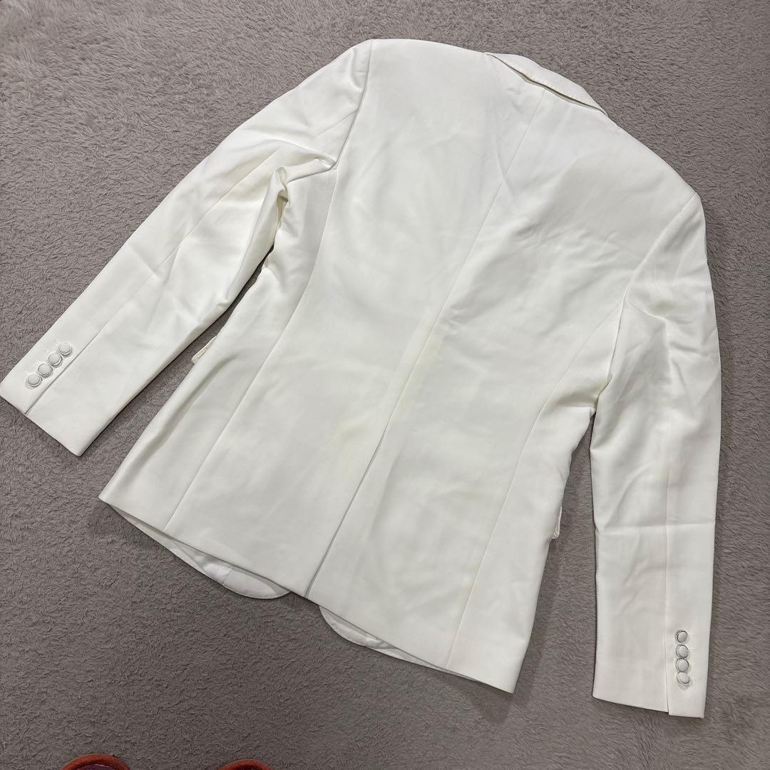 P.R.A.H. ホワイト スーツセット ベスト付き シングルブレスト Lサイズ