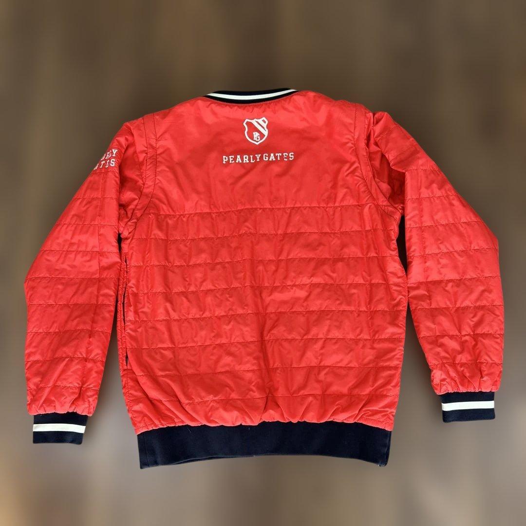 PEARLY GATESパーリーゲイツ リバーシブル ナイロンブルゾン Vネック