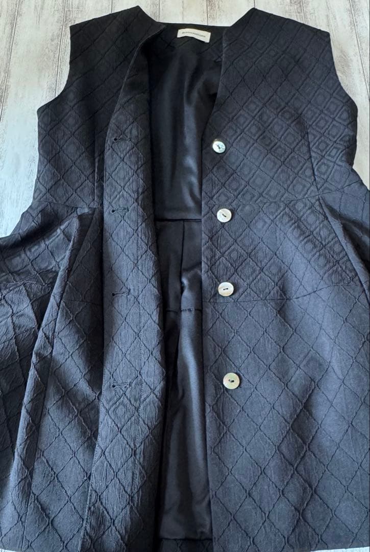 【美品】BARNYARDSTORM ジャガードベスト　ジレ　ペプラム　サイズ1