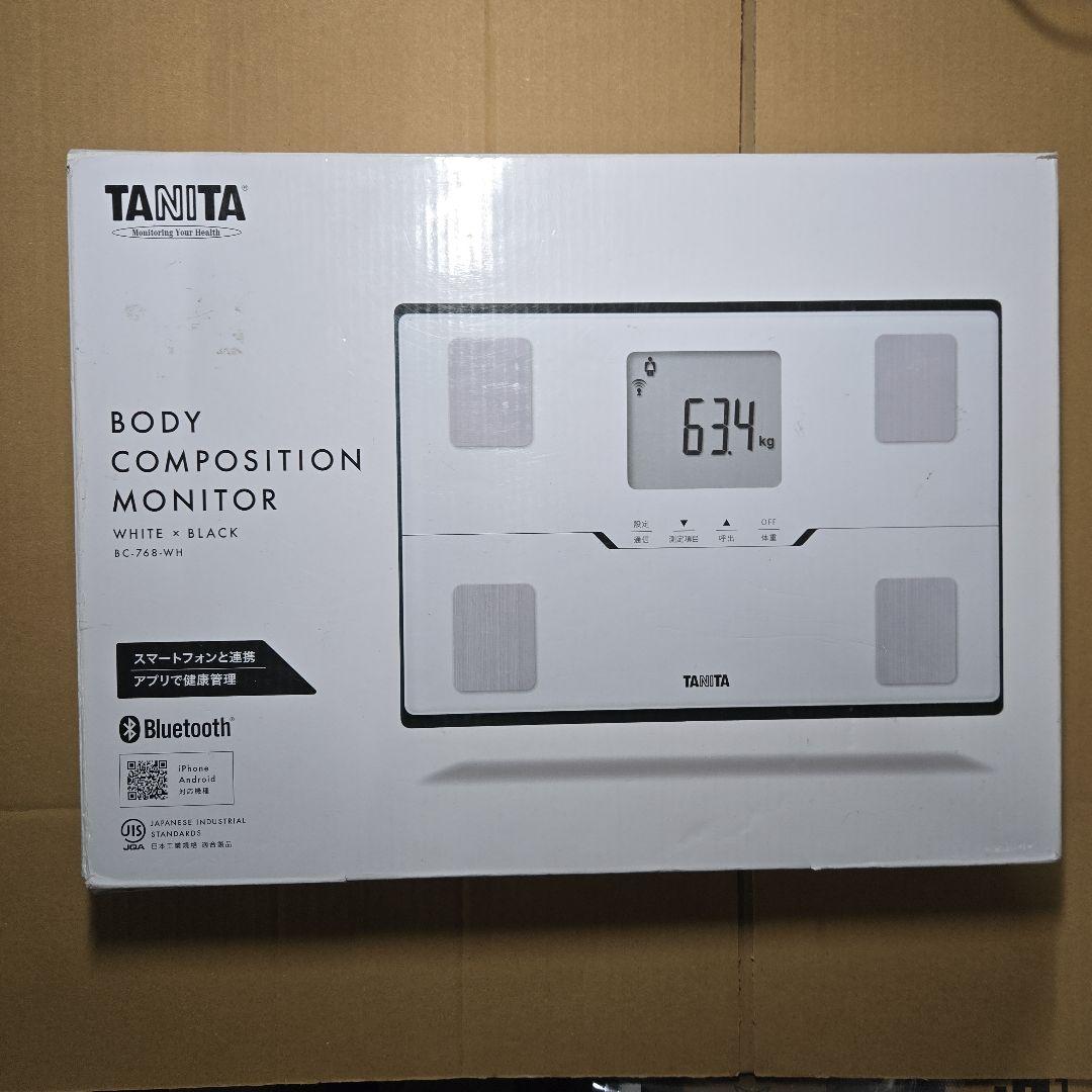 ほぼ新品　タニタ 体重計 体組成計 スマホ連動 ヘルスメーター BC-768