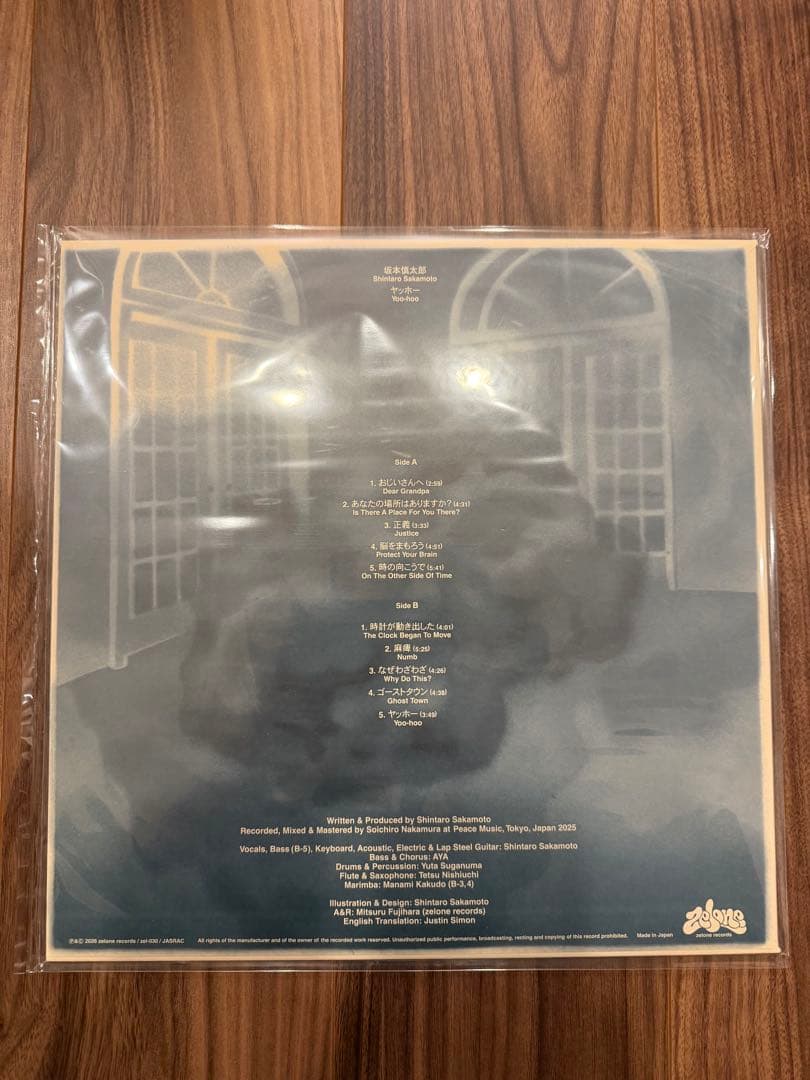 坂本慎太郎 ヤッホー Yoo-hoo レコード 国内盤 新品未開封