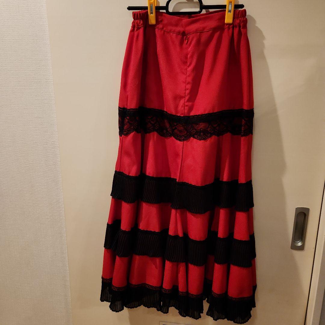 フラメンコ衣装　ファルダ　丈86