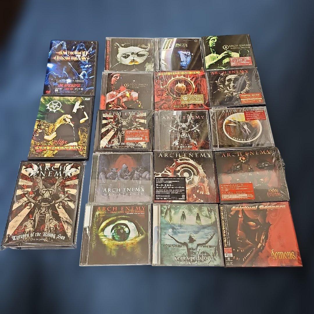 ARCH ENEMYと関連 CD 15枚セット +DVD3枚