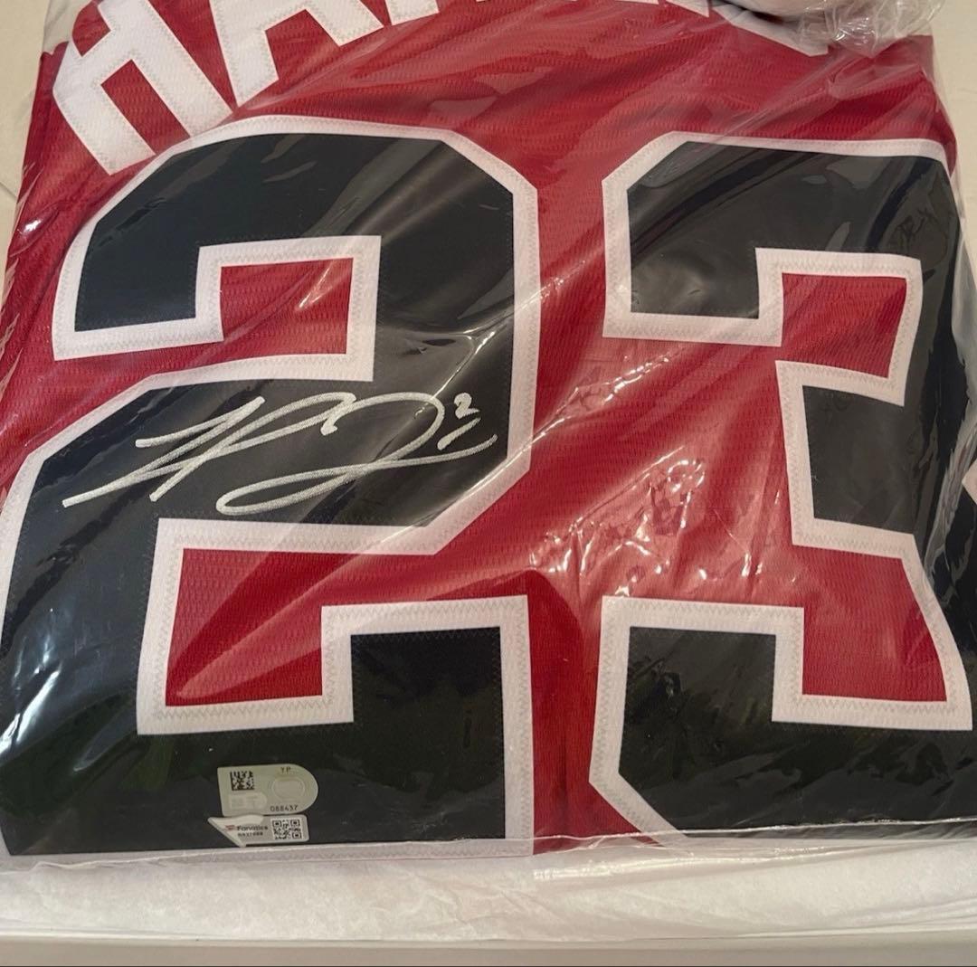 MLB ブレーブス　マイケルハリス2世　サイン　ユニフォーム　メジャー