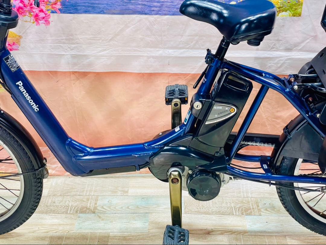 ギュットアニーズ⭐️13AH！パナソニック子供乗せ 電動アシスト自転車Y3528