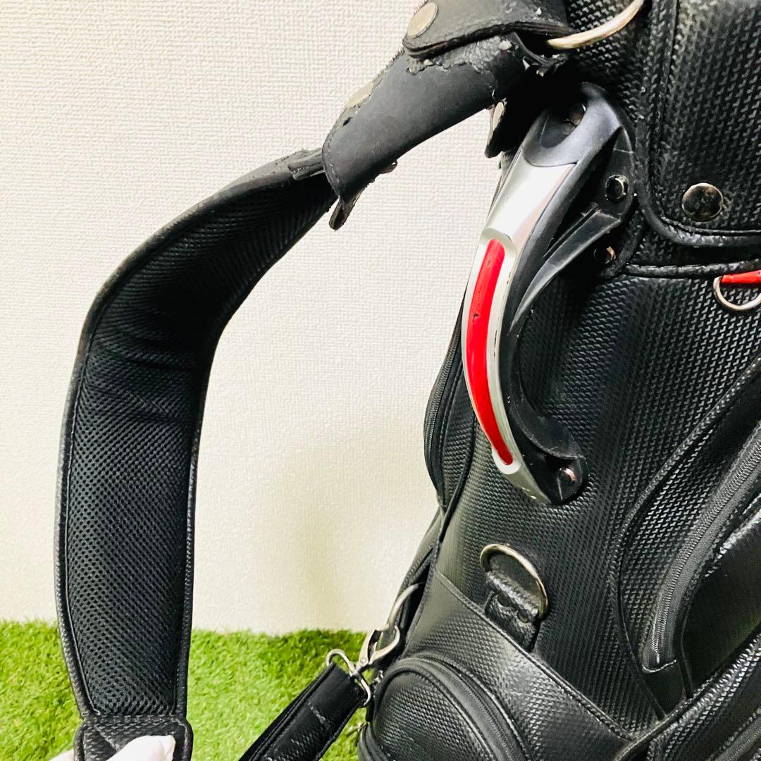 LEXUS レクサス キャディバッグ カート式 メンズ 人気 ブラック レッド