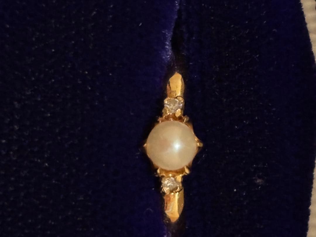 4°Cパールダイヤモンドリング