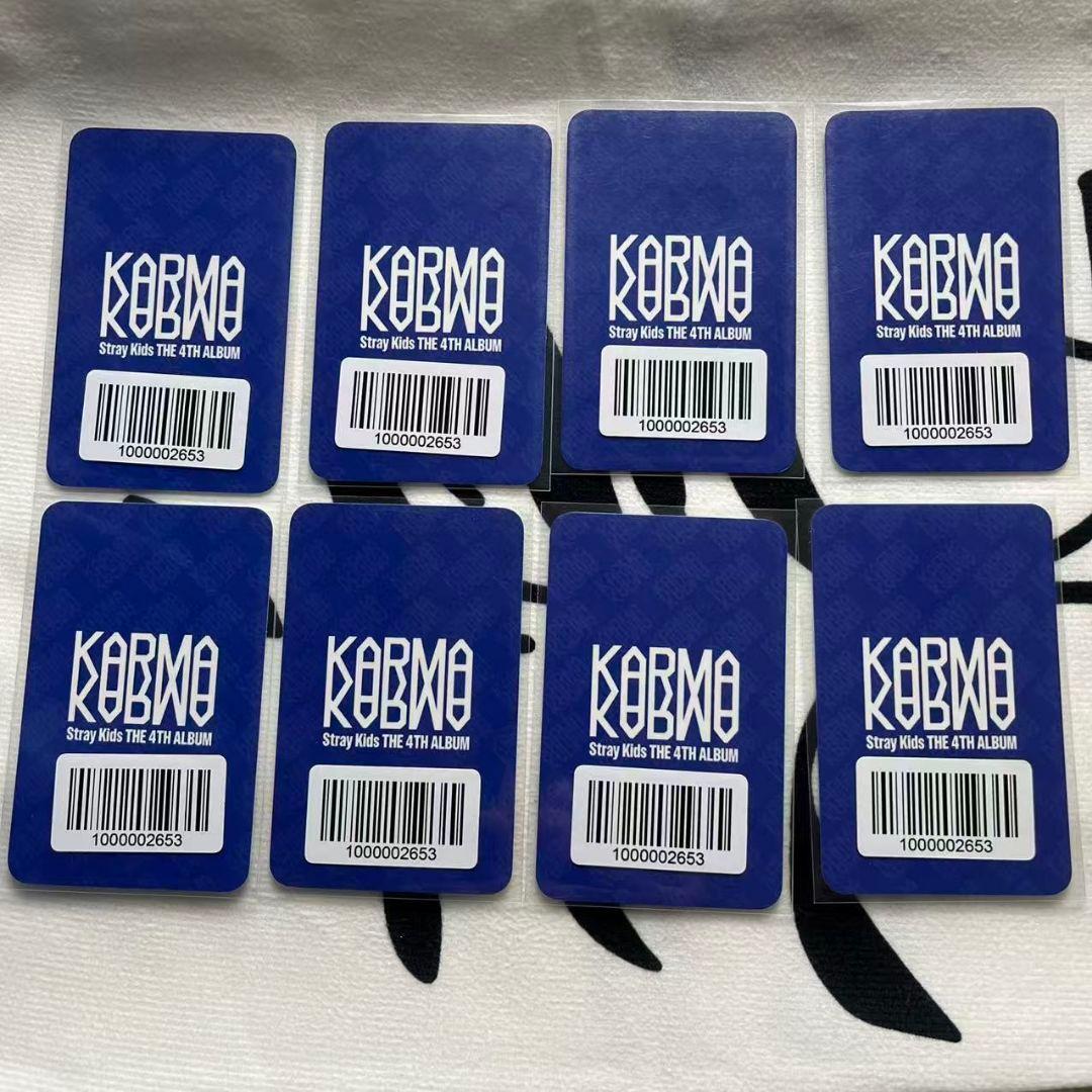 StrayKids KARMA FANS リスパ トレカ 8枚セット