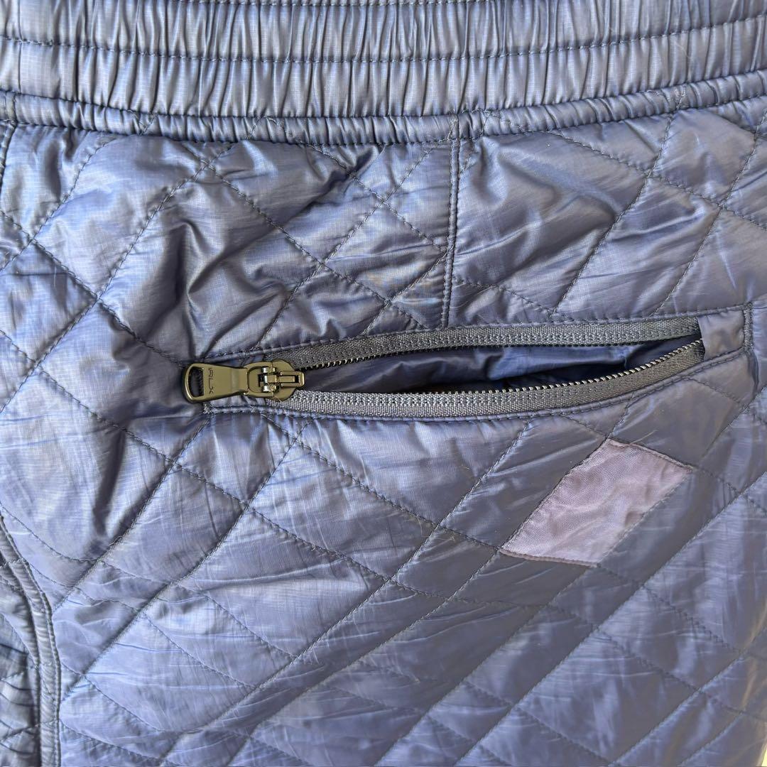 ⑤中古美品RLX ラルフローレン キルティングパンツ ネイビー メンズXS相当