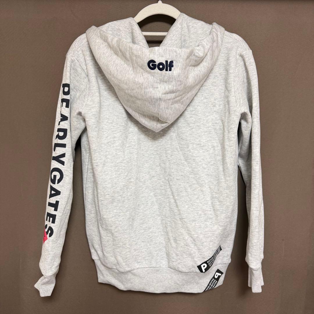 PEARLY GATES フード付きジップアップセーター サイズ0