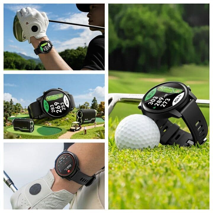 SILLAID【GW20】ゴルフウォッチ　1.43インチ［有機ELディスプレイ］