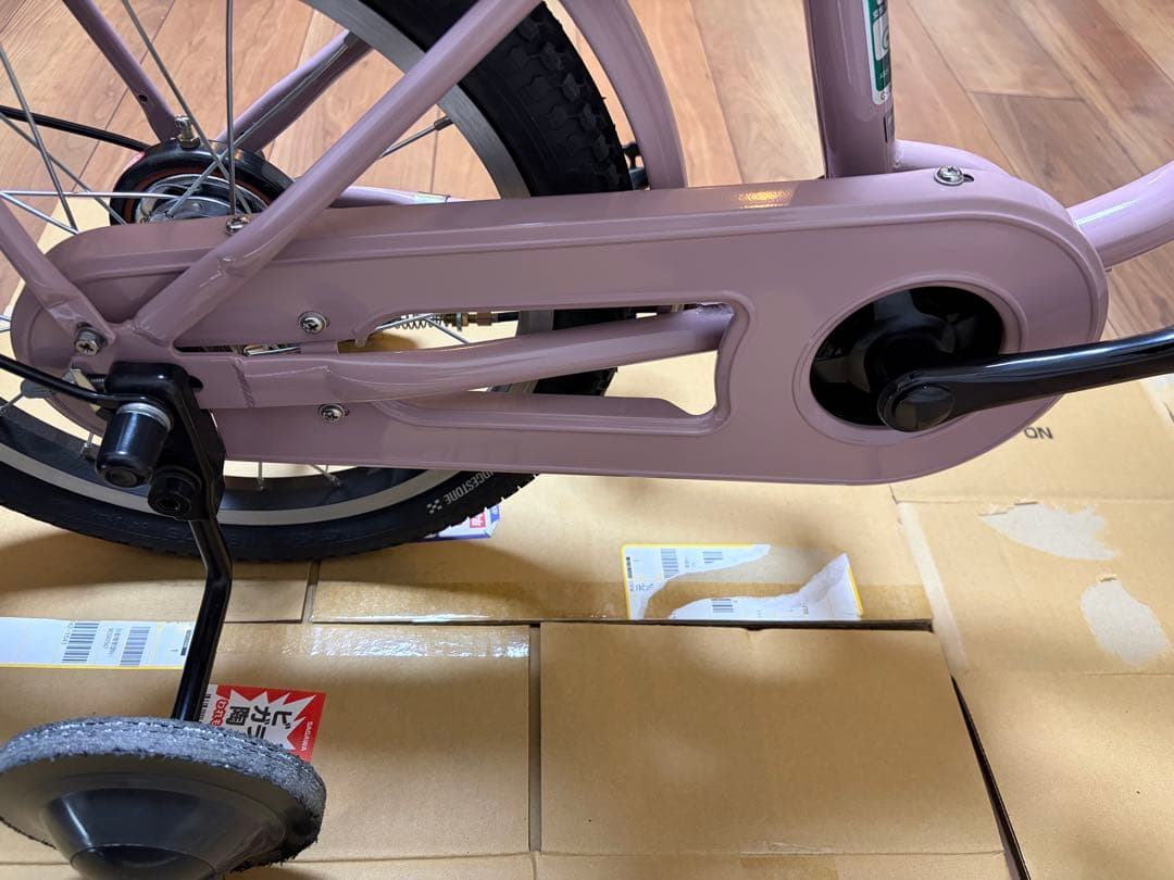 【miiko】ブリヂストン ビッケM 16インチ 補助輪付 ピンク 美品