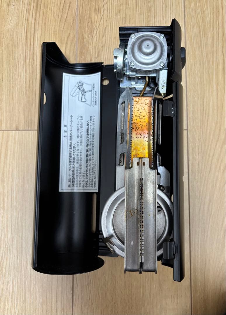  peak  &CAMPバーナー　ブラック