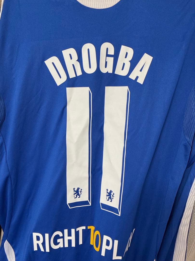 【美品】チェルシー 11/12ドログバ Drogba ユニフォーム Lサイズ