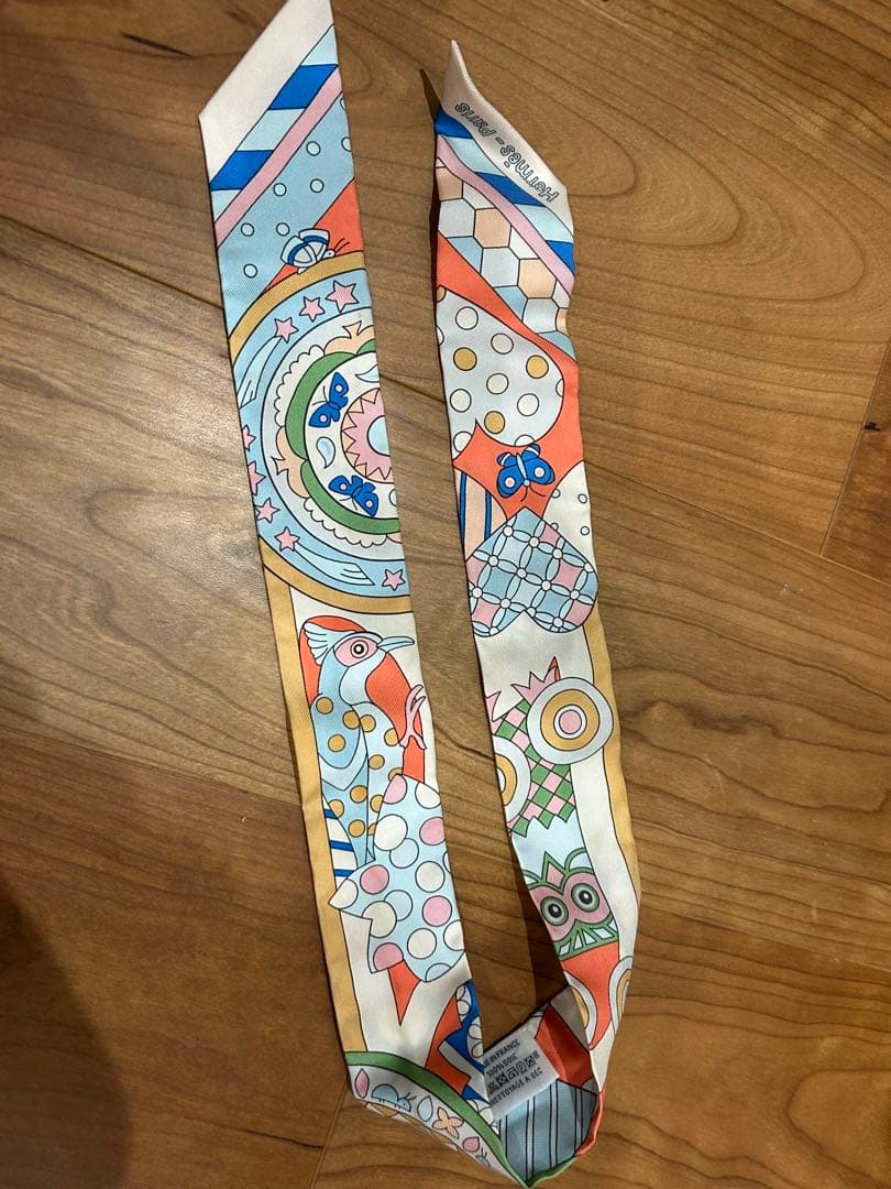 【送料込】 【最終値下げ】エルメス　ツイリー　スカーフ