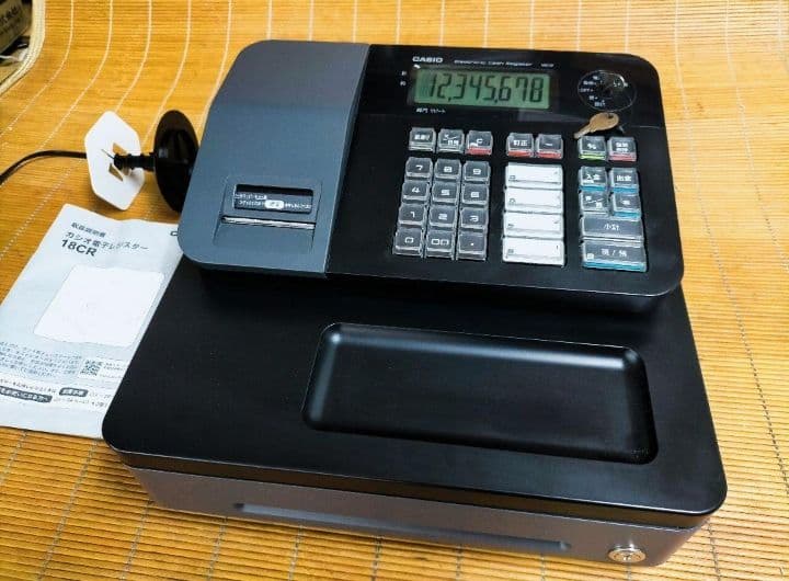カシオレジスター　18CR　コンパクト　人気機種　感熱紙　360670