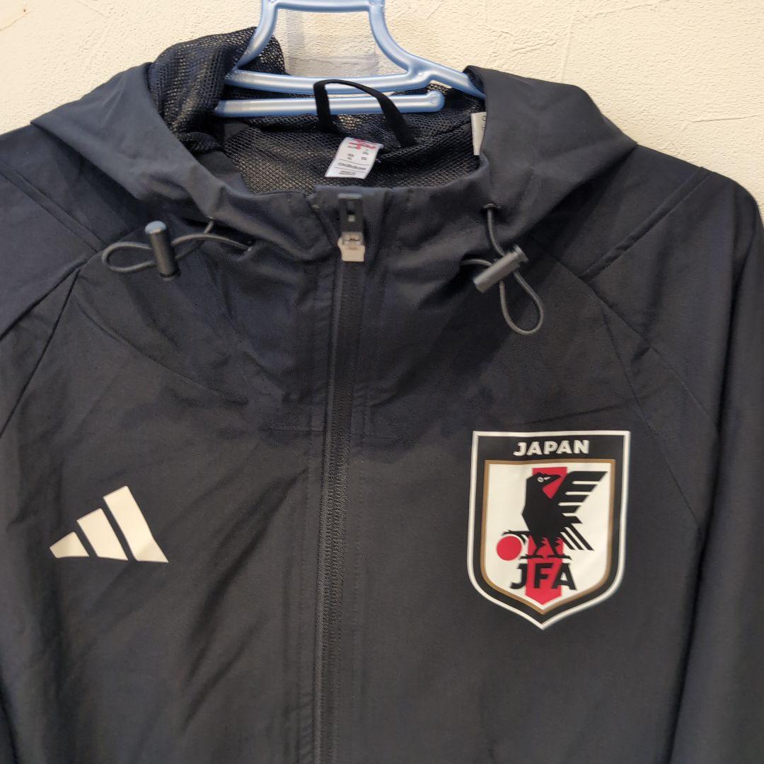 adidas 日本サッカー協会 ウィンドブレーカー 黒　２XＬ　日本代表