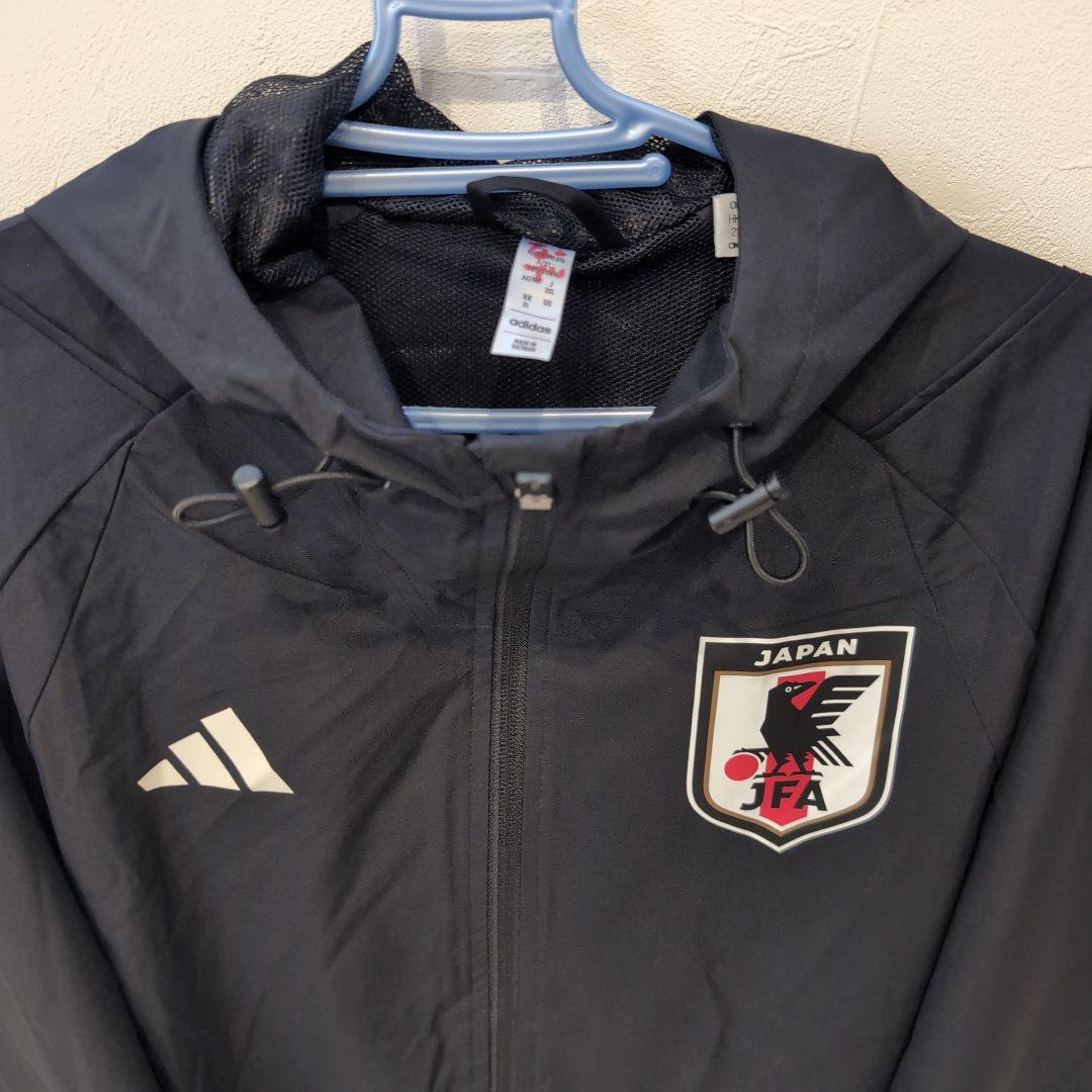 adidas 日本サッカー協会 ウィンドブレーカー 黒　２XＬ　日本代表