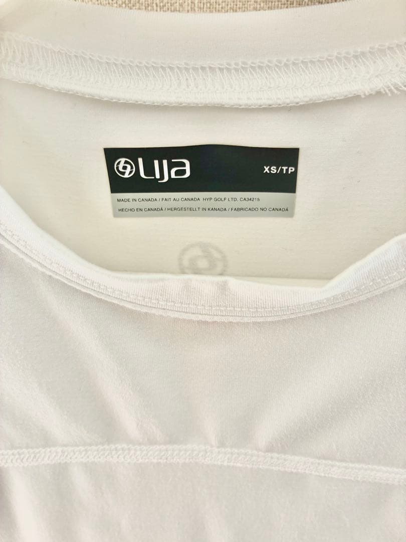 レア品　Lija ✳︎ VEX TOP ロングスリーブ ホワイト XS テニス